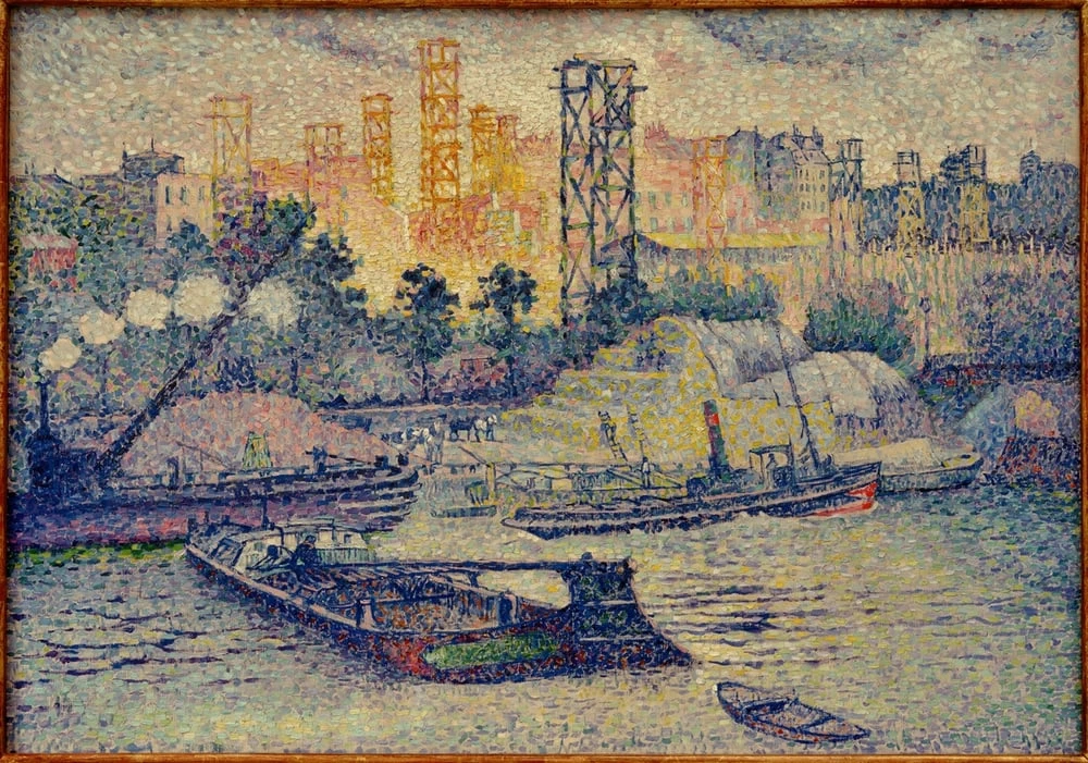 Il porto di Passy, 1899